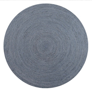 Pilu Braided Coastal Cottage Round Jute Area Rug