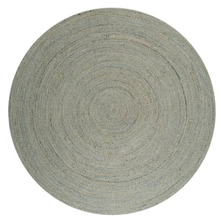 Pilu Braided Coastal Cottage Round Jute Area Rug