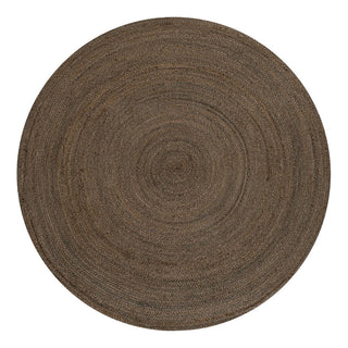 Pilu Braided Coastal Cottage Round Jute Area Rug