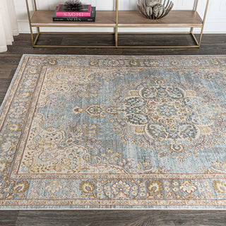 Muhu Goa Floral Medallion Traditional Area Rug