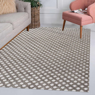 Castelo Rabat High-Low Pile Mini-Diamond Area Rug