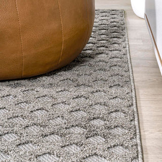 Castelo Rabat High-Low Pile Mini-Diamond Area Rug