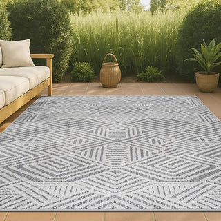 Viseu Jordan High-Low Pile Art Indoor/Outdoor Area Rug