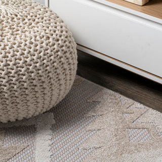 Sabugal Sumak High-Low Pile Neutral Area Rug