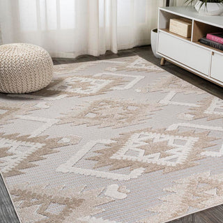 Sabugal Sumak High-Low Pile Neutral Area Rug