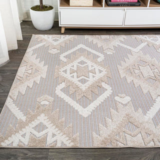 Sabugal Sumak High-Low Pile Neutral Area Rug