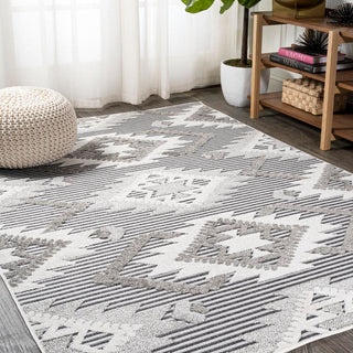 Sabugal Sumak High-Low Pile Neutral Area Rug