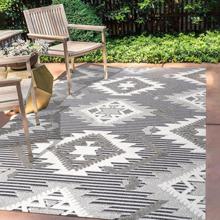 Sabugal Sumak High-Low Pile Neutral Area Rug