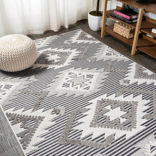 Sabugal Sumak High-Low Pile Neutral Area Rug