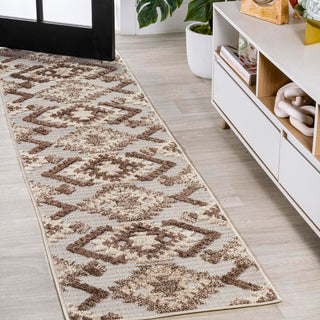 Sabugal Sumak High-Low Pile Neutral Area Rug