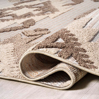 Sabugal Sumak High-Low Pile Neutral Area Rug