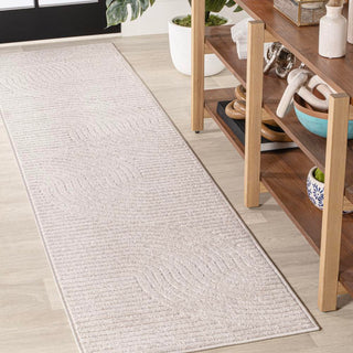 Ewe Minimalist Curve Geometric Rug