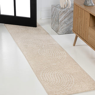 Ewe Minimalist Curve Geometric Rug