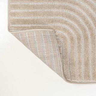 Ewe Minimalist Curve Geometric Rug