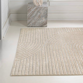 Ewe Minimalist Curve Geometric Rug