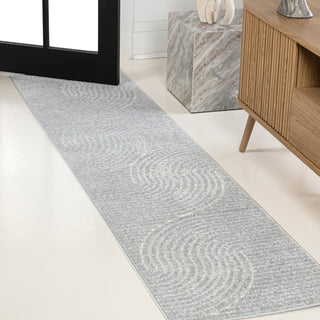 Ewe Minimalist Curve Geometric Rug