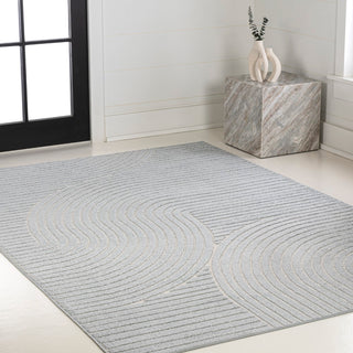 Ewe Minimalist Curve Geometric Rug