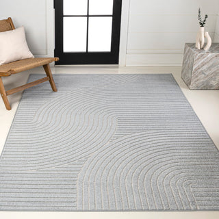 Ewe Minimalist Curve Geometric Rug