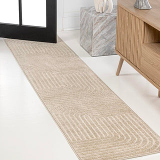 Akan Minimalist Angle Geometric Rug