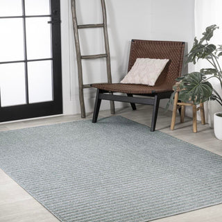 Fedir Minimalist Scandi Striped Navy/ivory 2 ft. x 8 ft. Runner Rug