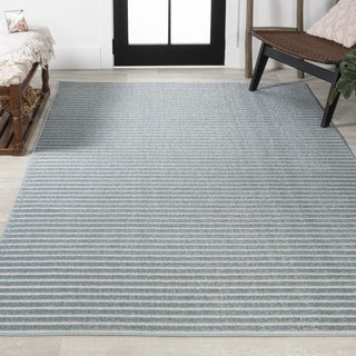 Fedir Minimalist Scandi Striped Navy/ivory 2 ft. x 8 ft. Runner Rug