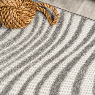 Teodor Abstract Groovy Striped Rug