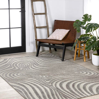 Teodor Abstract Groovy Striped Rug