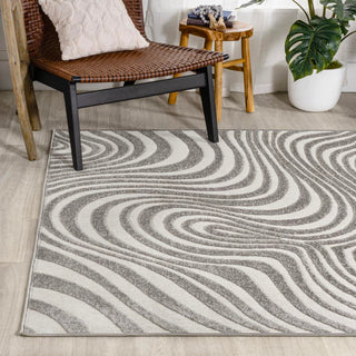 Teodor Abstract Groovy Striped Rug