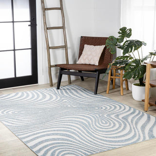 Teodor Abstract Groovy Striped Rug