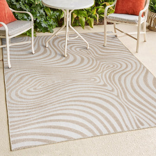 Teodor Abstract Groovy Striped Rug