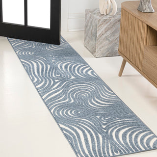 Teodor Abstract Groovy Striped Rug