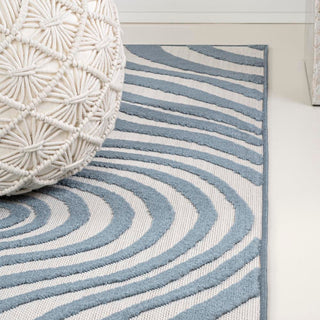 Teodor Abstract Groovy Striped Rug