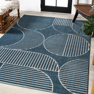 Haughton Geometric Arch Scandi Striped Rug