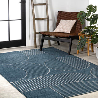 Haughton Geometric Arch Scandi Striped Rug