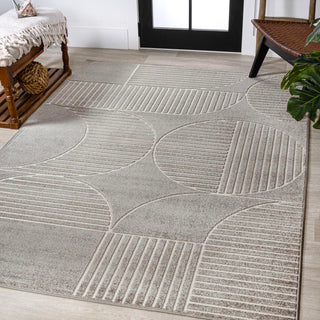 Haughton Geometric Arch Scandi Striped Rug