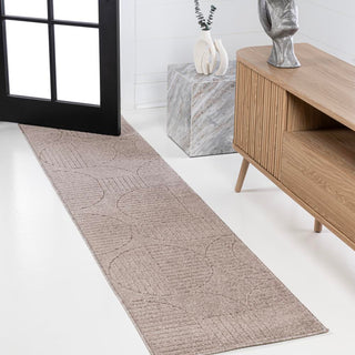 Haughton Geometric Arch Scandi Striped Rug