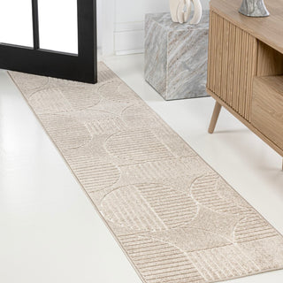 Haughton Geometric Arch Scandi Striped Rug