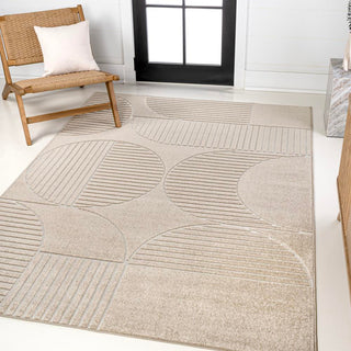 Haughton Geometric Arch Scandi Striped Rug