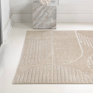 Haughton Geometric Arch Scandi Striped Rug