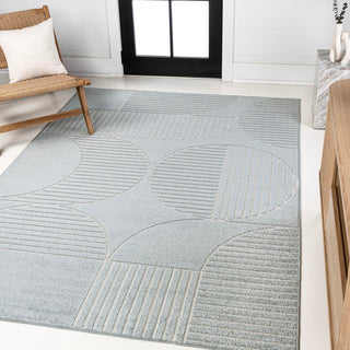 Haughton Geometric Arch Scandi Striped Rug