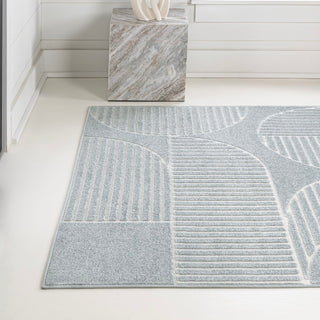 Haughton Geometric Arch Scandi Striped Rug