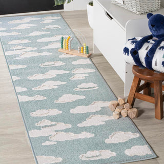 Latepis Youth Cloud Scandi Rug Area Rug