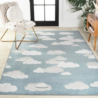 Latepis Youth Cloud Scandi Rug Area Rug