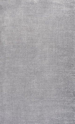 Trivor Haze Solid Low-Pile Area Rug Gray