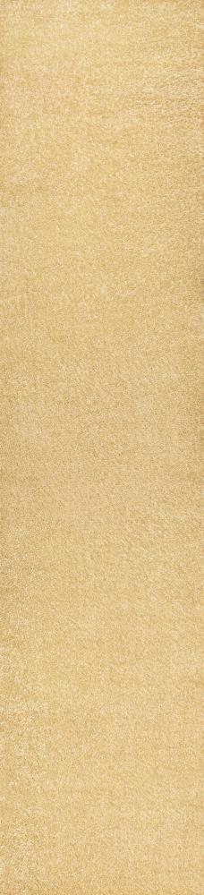 Trivor Haze Solid Low-Pile Area Rug Mustard