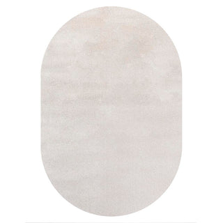 Trivor Haze Solid Low-Pile Area Rug Ivory