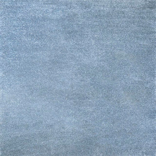 Trivor Haze Solid Low-Pile Area Rug Classic Blue