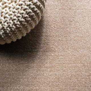 Trivor Haze Solid Low-Pile Area Rug Beige