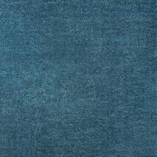 Trivor Haze Solid Low-Pile Area Rug Turquoise