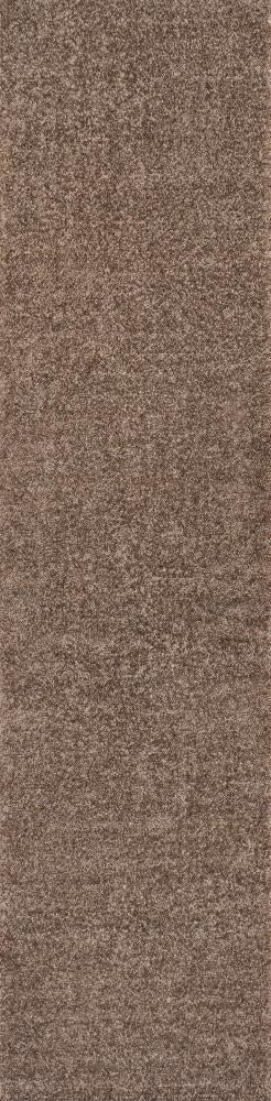 Trivor Haze Solid Low-Pile Area Rug Brown